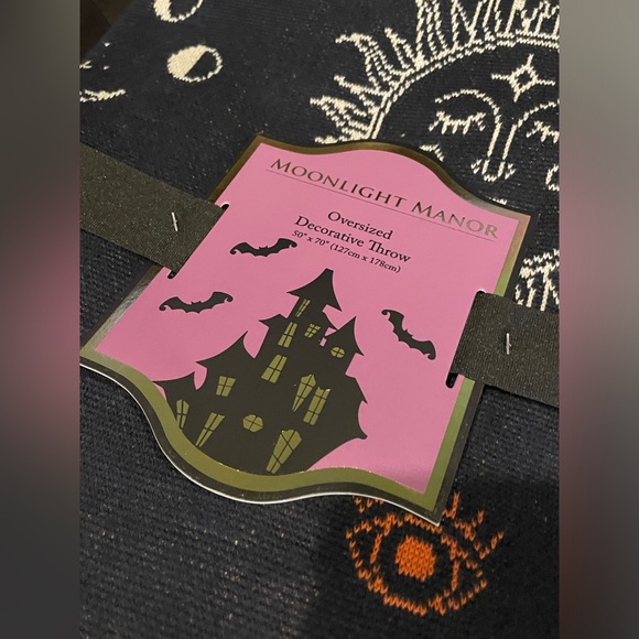 MOONLIGHT MANOR NWT Oversized Decorative Halloween Celestial Throw 🌞🧿🌙 - Picture 5 of 11
